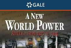 A New World Power: American from 1920 to 1945 - Gale Ebook